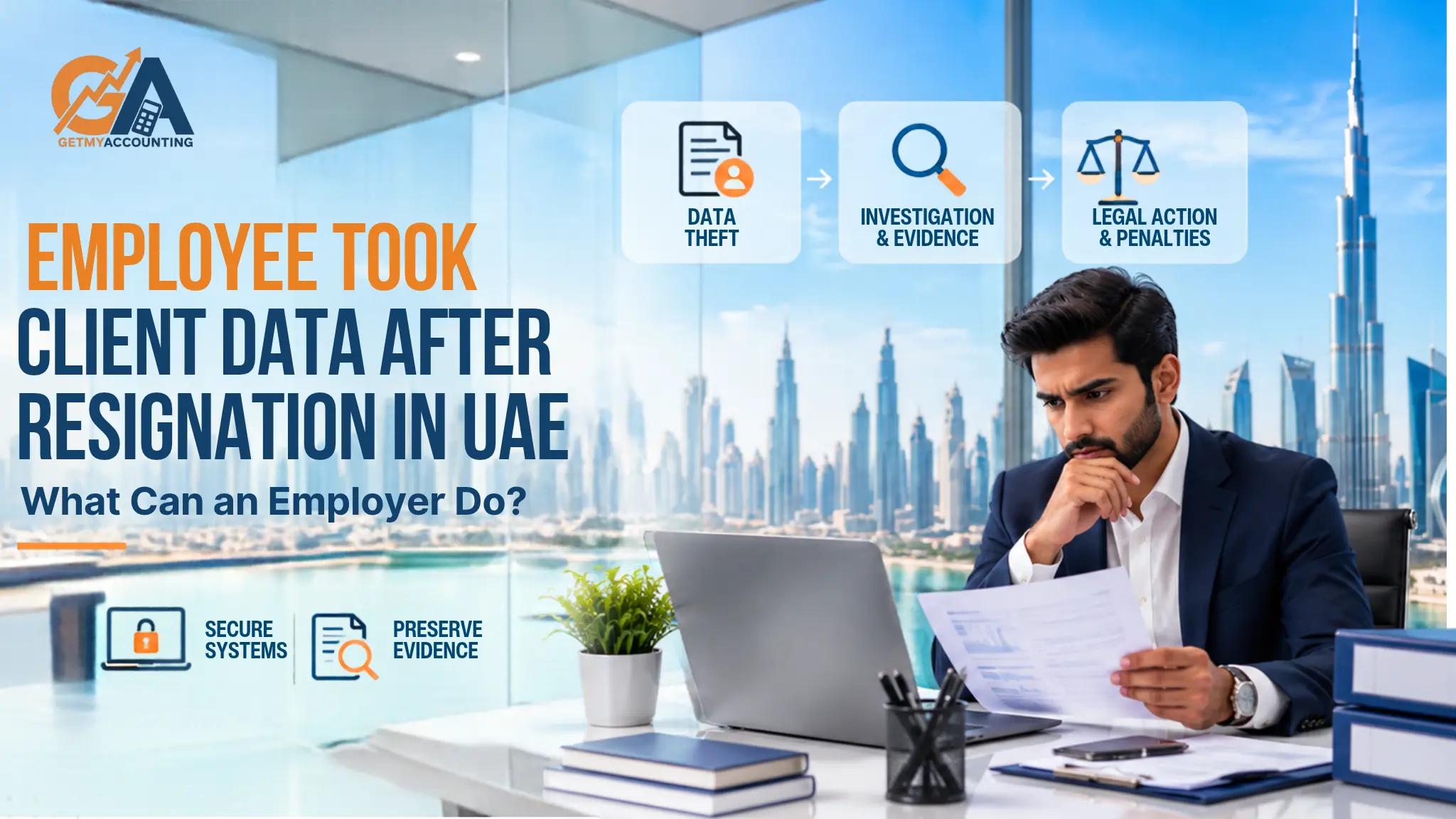 Employee Took Client Data After Resignation in UAE: What Can an Employer Do?